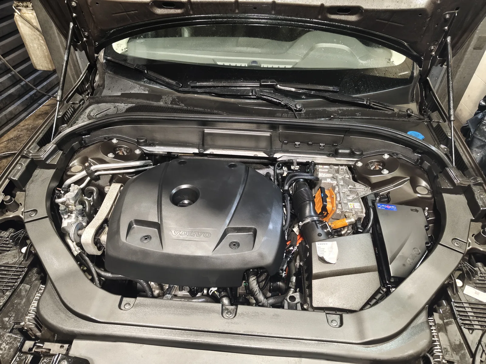 Variklio skyrius po plovimo Partizanų Auto Spa Kaune — švarus ir sausas